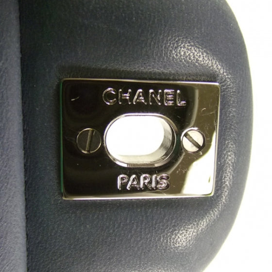 Chanel Lambskin Medium Double Flap Blue 13 of 13