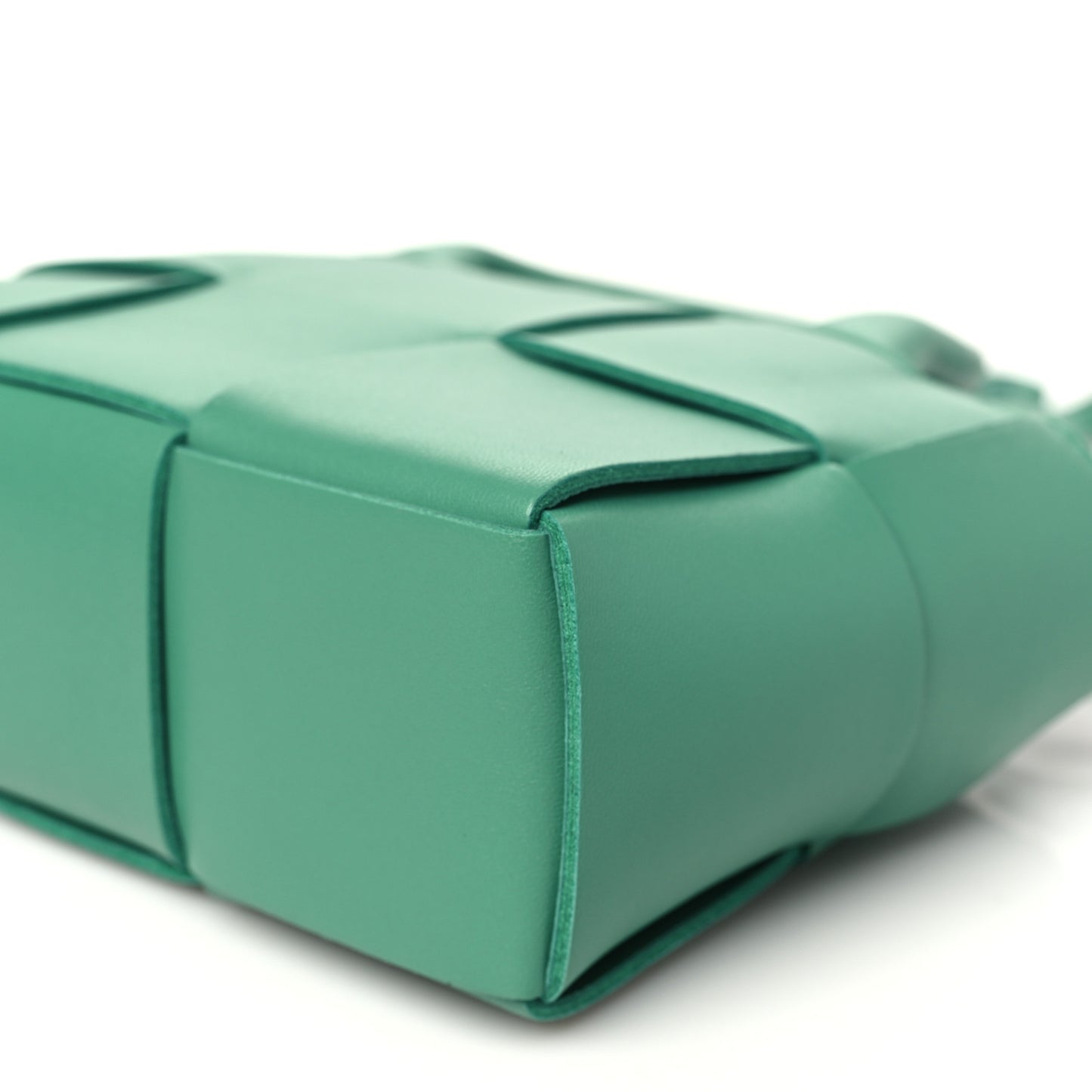 Nappa Maxi Intrecciato Mini Arco Tote Celadon
