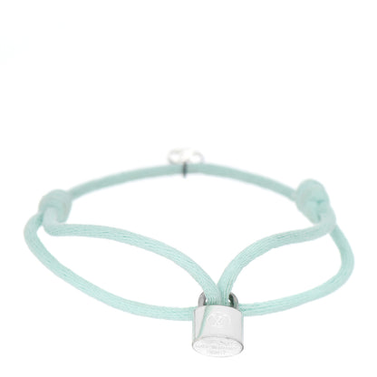 Louis Vuitton X UNICEF Sterling Silver Lockit Bracelet Light Blue 1 of 3