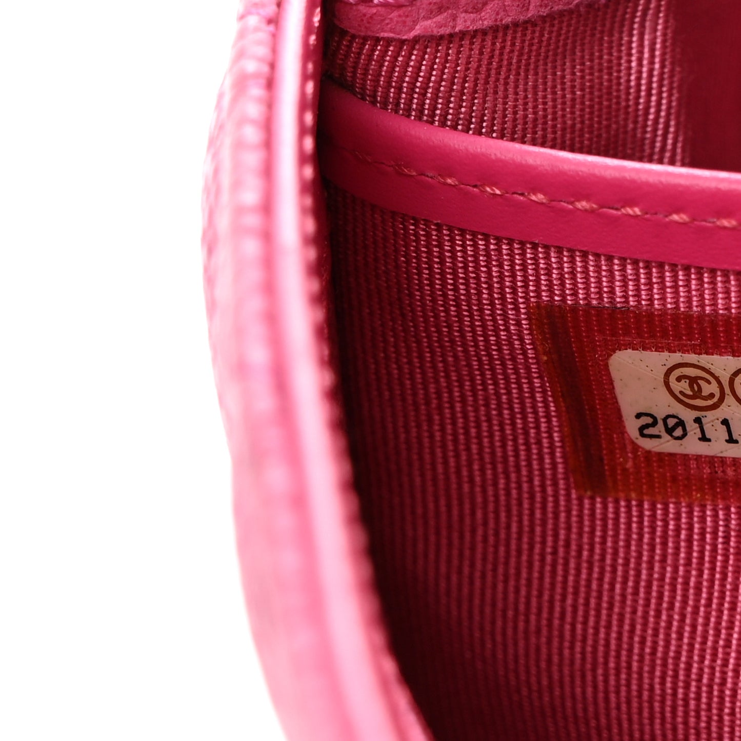 Caviar Quilted Large Gusset Flap Wallet Pink