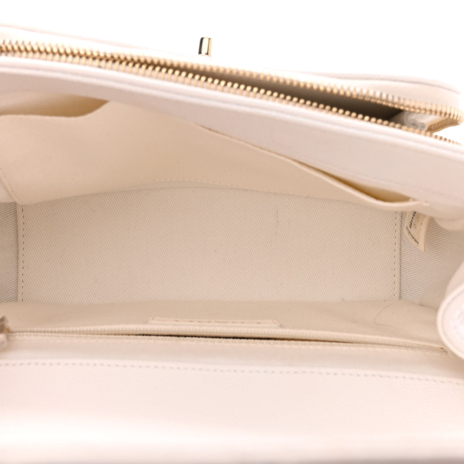 Chanel Caviar Quilted Medium Business Affinity Flap White 5 of 13