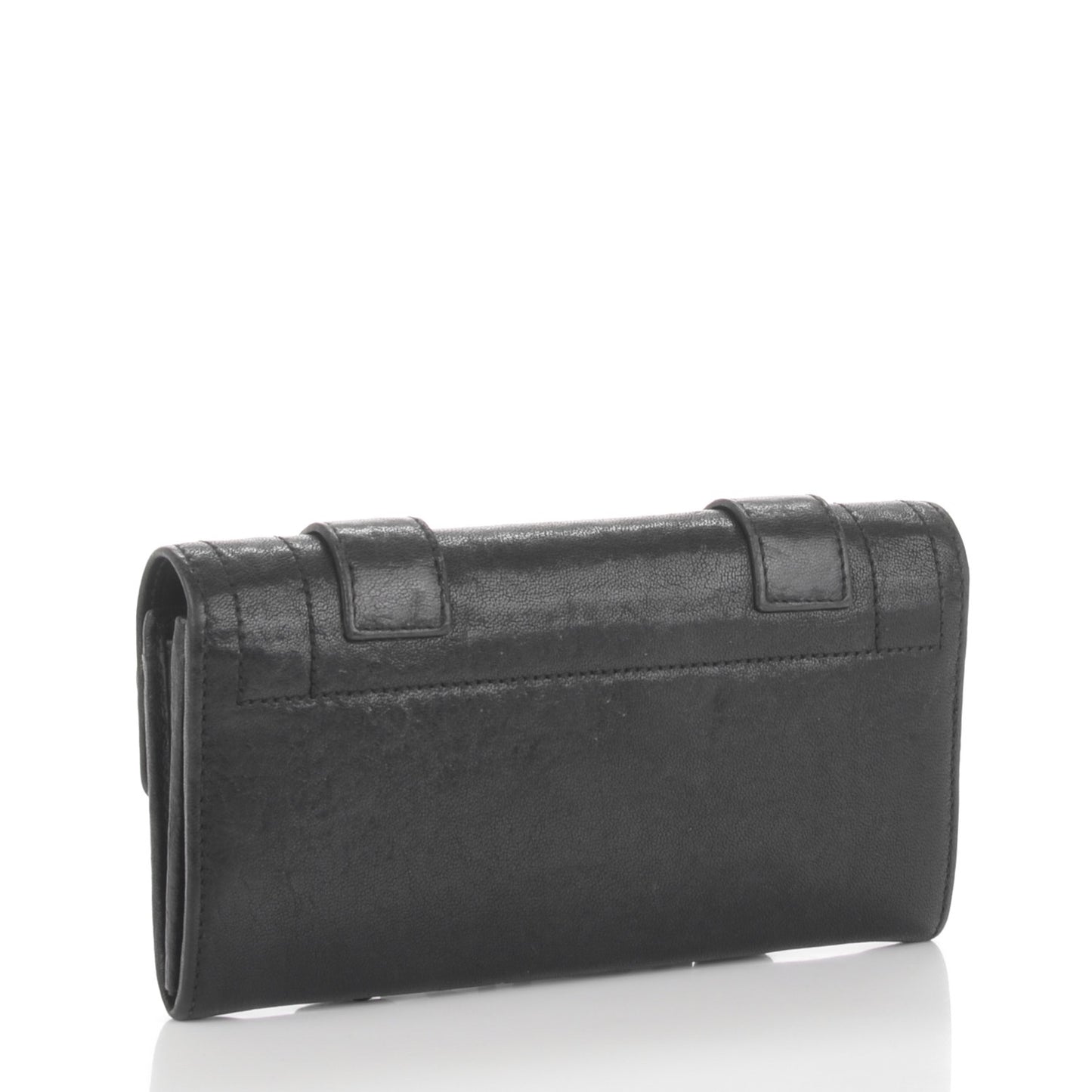 Lambskin PS1 Continental Wallet Black