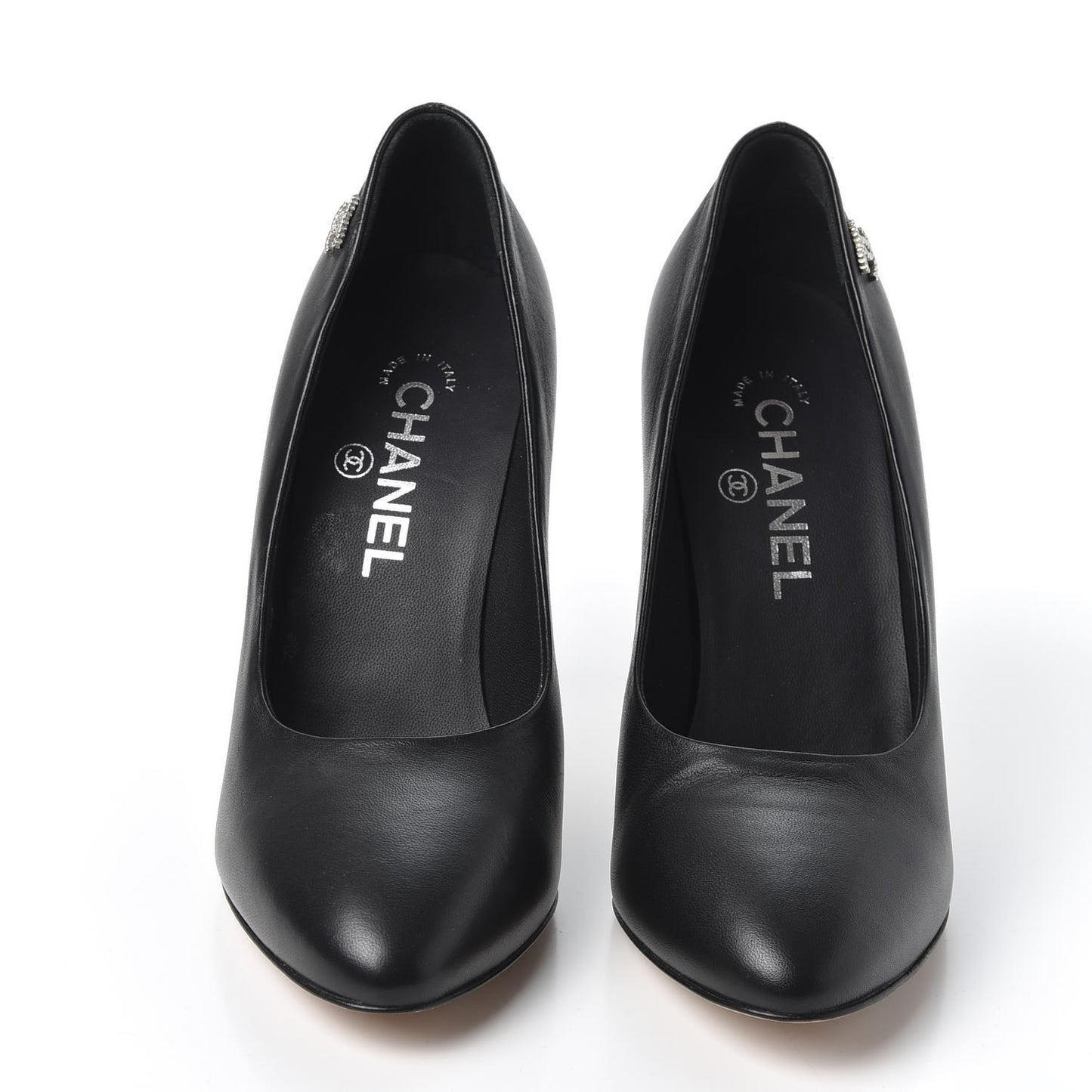 Lambskin CC Pumps 37.5 Black