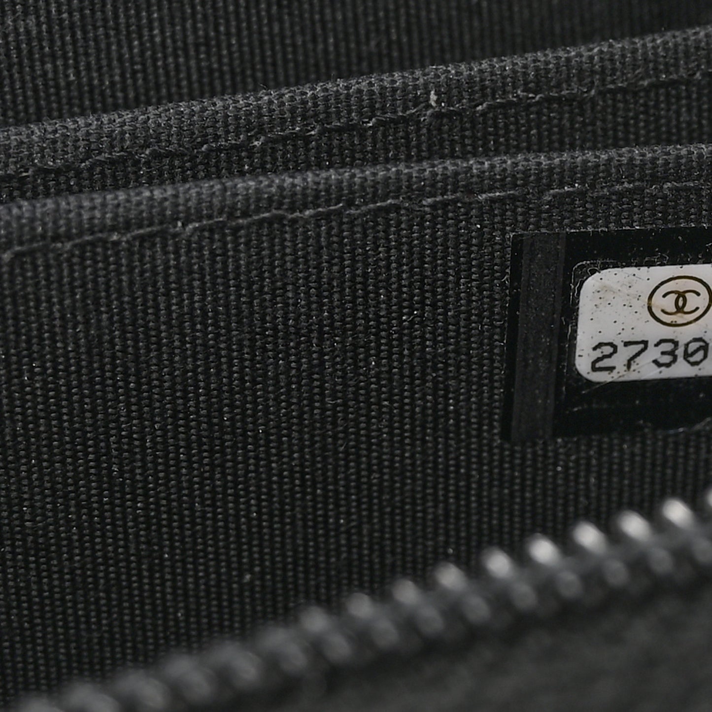 Caviar Quilted Boy Zip Around Coin Purse Wallet Black