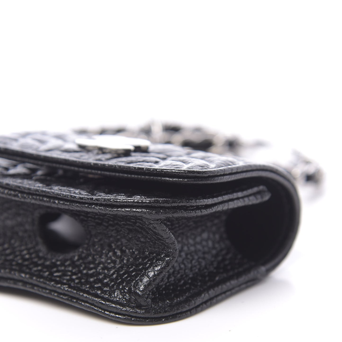 Caviar Camellia Embossed Airpods Pro Case Black