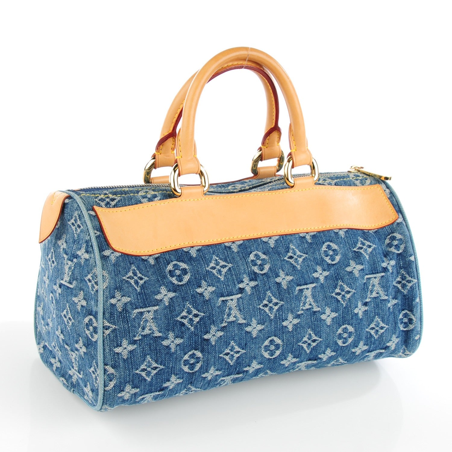 Louis Vuitton Monogram Denim Neo Speedy Blue 3 of 7