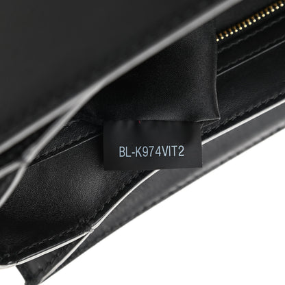 Valentino Garavani Vitello B-Rockstud Flap Black 7 of 11