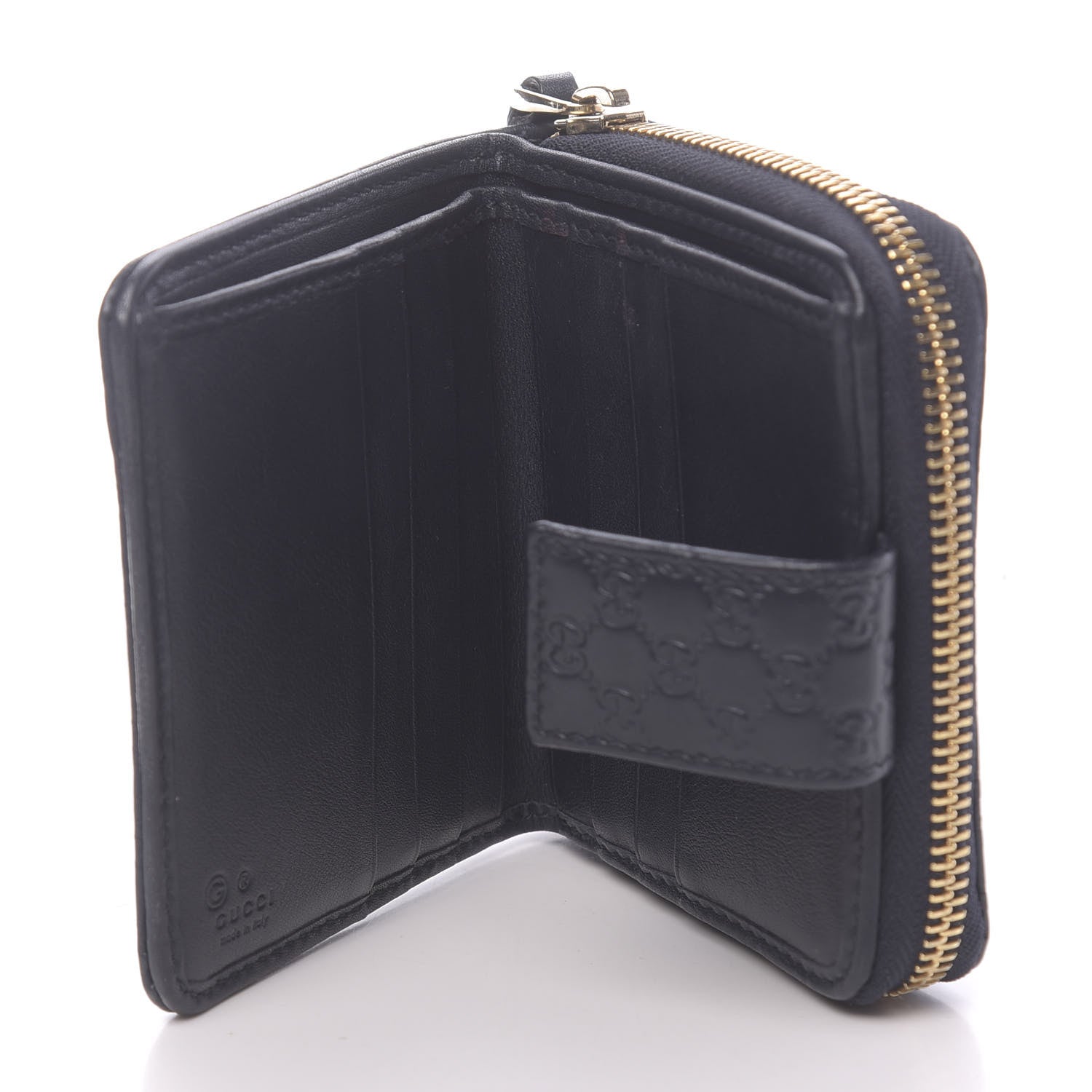 Gucci Microguccissima Compact Wallet Navy 6 of 9