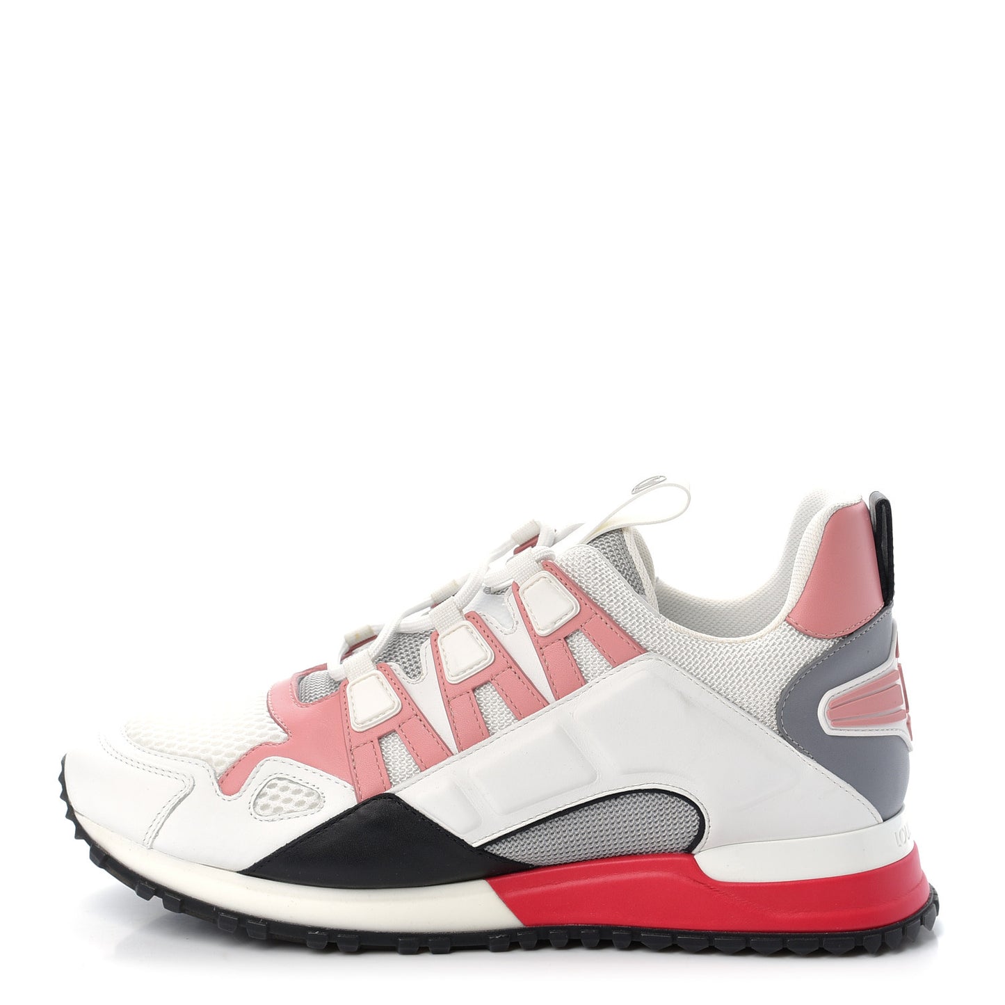 Calfskin Run Away Sneakers 38.5 Rose Clair