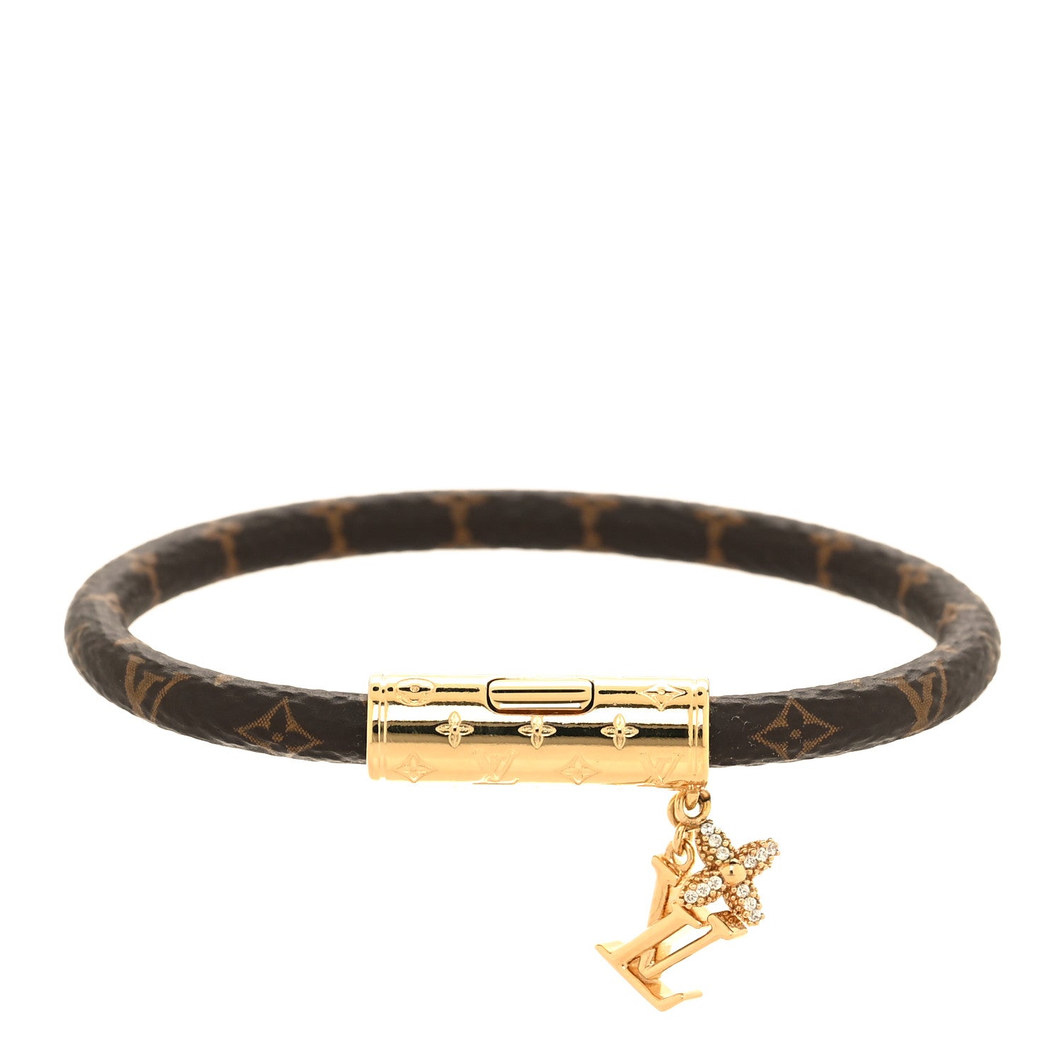 Louis Vuitton Crystal Monogram Daily Confidential Bracelet 1 of 5
