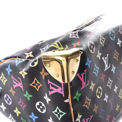 Louis Vuitton Monogram Multicolor Speedy 30 Black 5 of 11