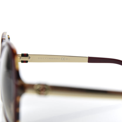 Gucci Acetate Oversized GG3796/F/S Sunglasses Dark Havana Gold 5 of 8