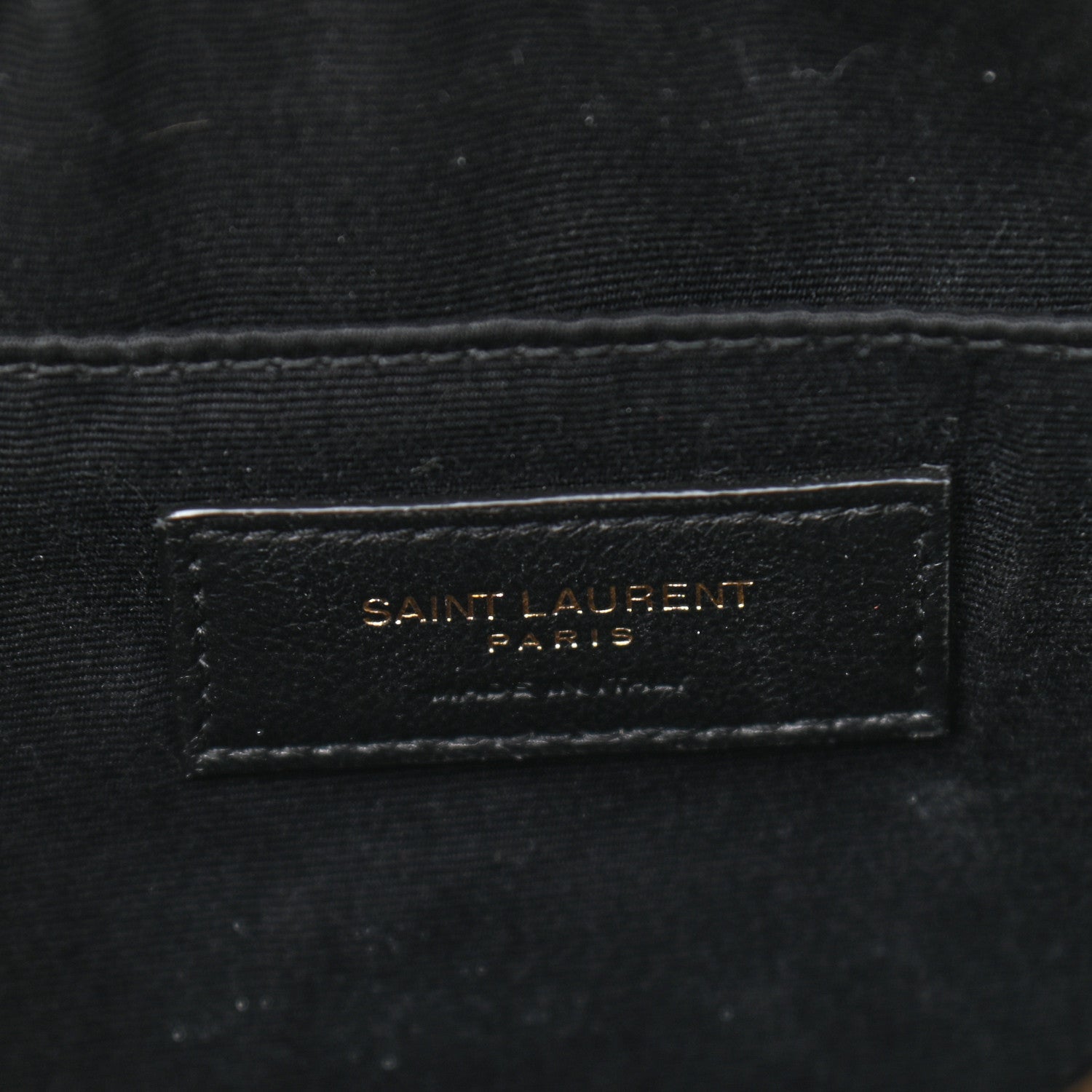 Saint Laurent Calfskin Matelasse Monogram Lou Camera Bag Black 6 of 11