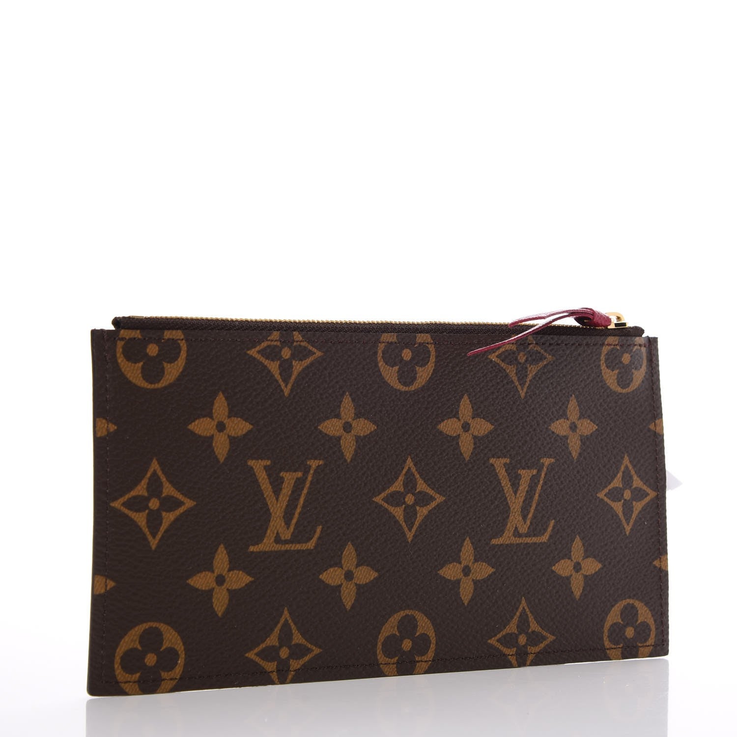 Louis Vuitton Monogram Felicie Chain Wallet Zippered Insert Fuchsia 3 of 6