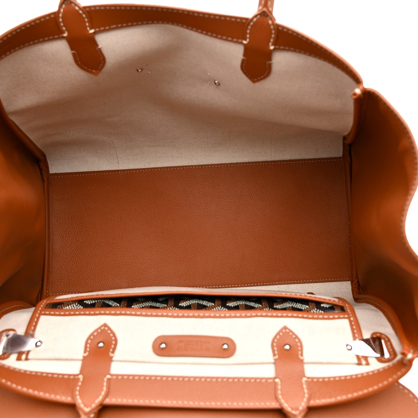 Goyardine Saigon Tote Black Gold