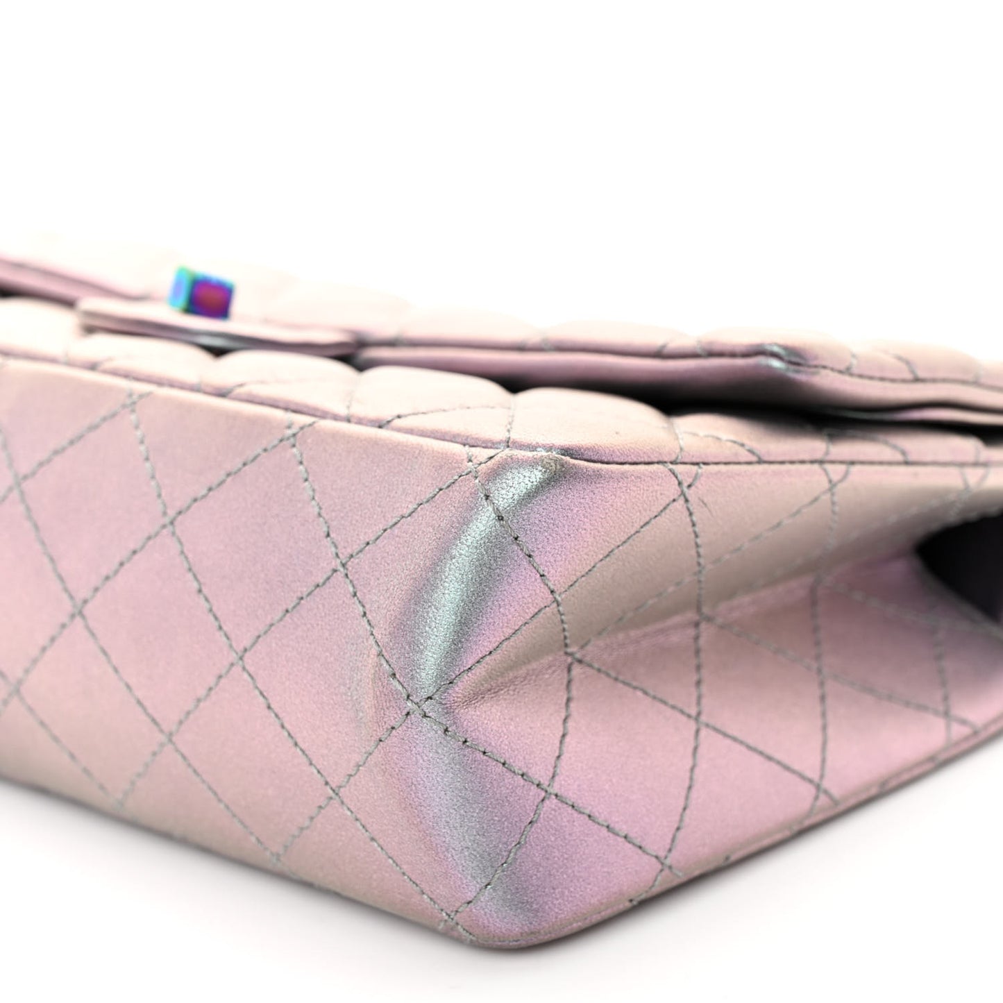 Iridescent Lambskin Quilted 2.55 Reissue 226 Flap Light Purple