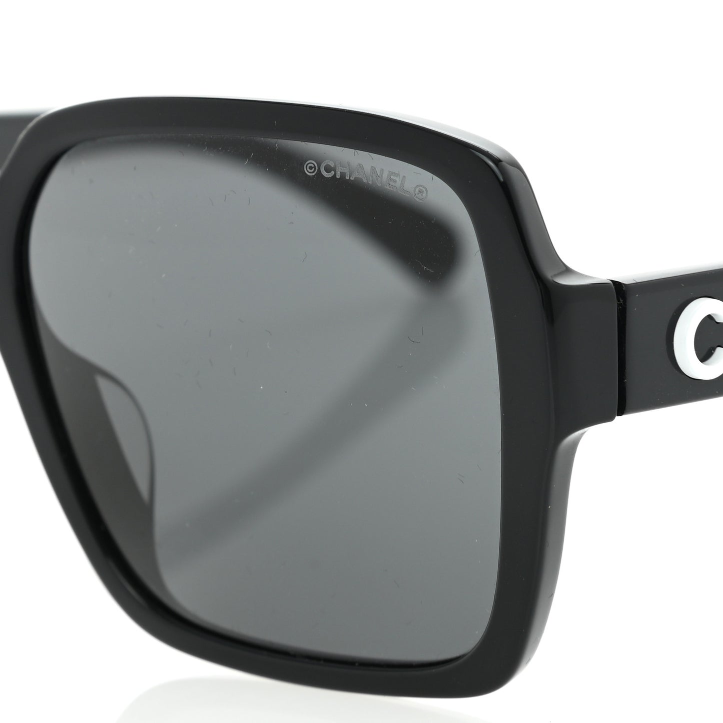 Acetate Square Sunglasses 5408-A Black