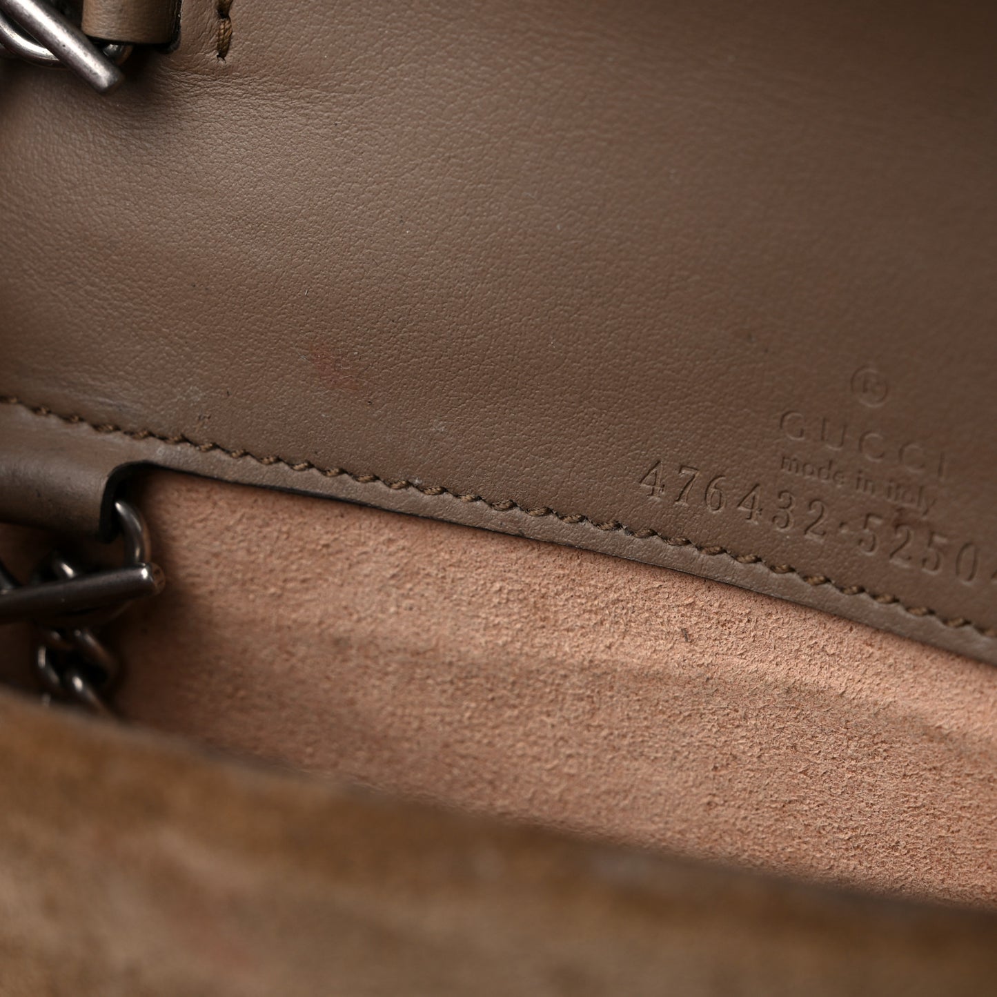 GG Supreme Monogram Super Mini Dionysus Shoulder Bag Taupe