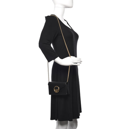 Fendi Vitello Liberty Lucido F is Fendi Envelope Belt Bag Black 2 of 12