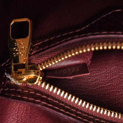 Louis Vuitton Monogram Ostrich Lizard Majestueux PM Bordeaux 9 of 10