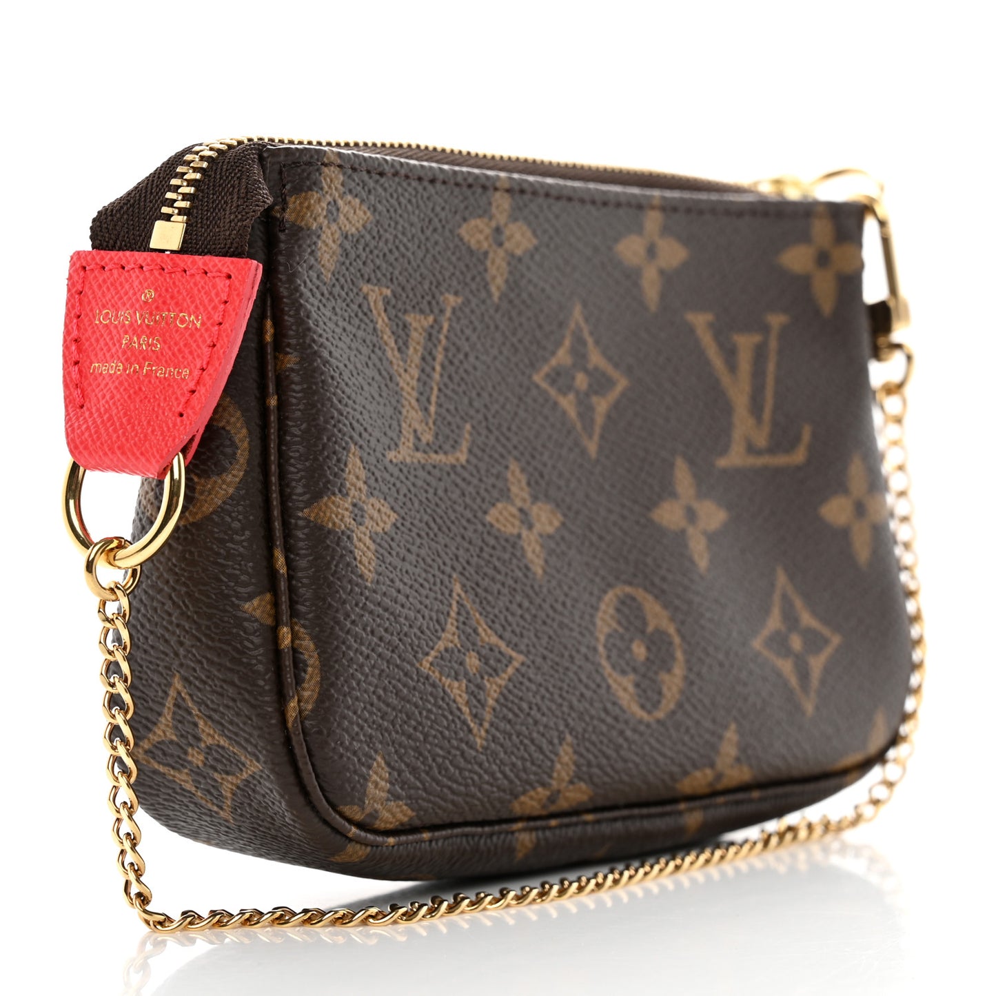 Monogram 2022 Christmas Animation Mini Pochette Accessories Red