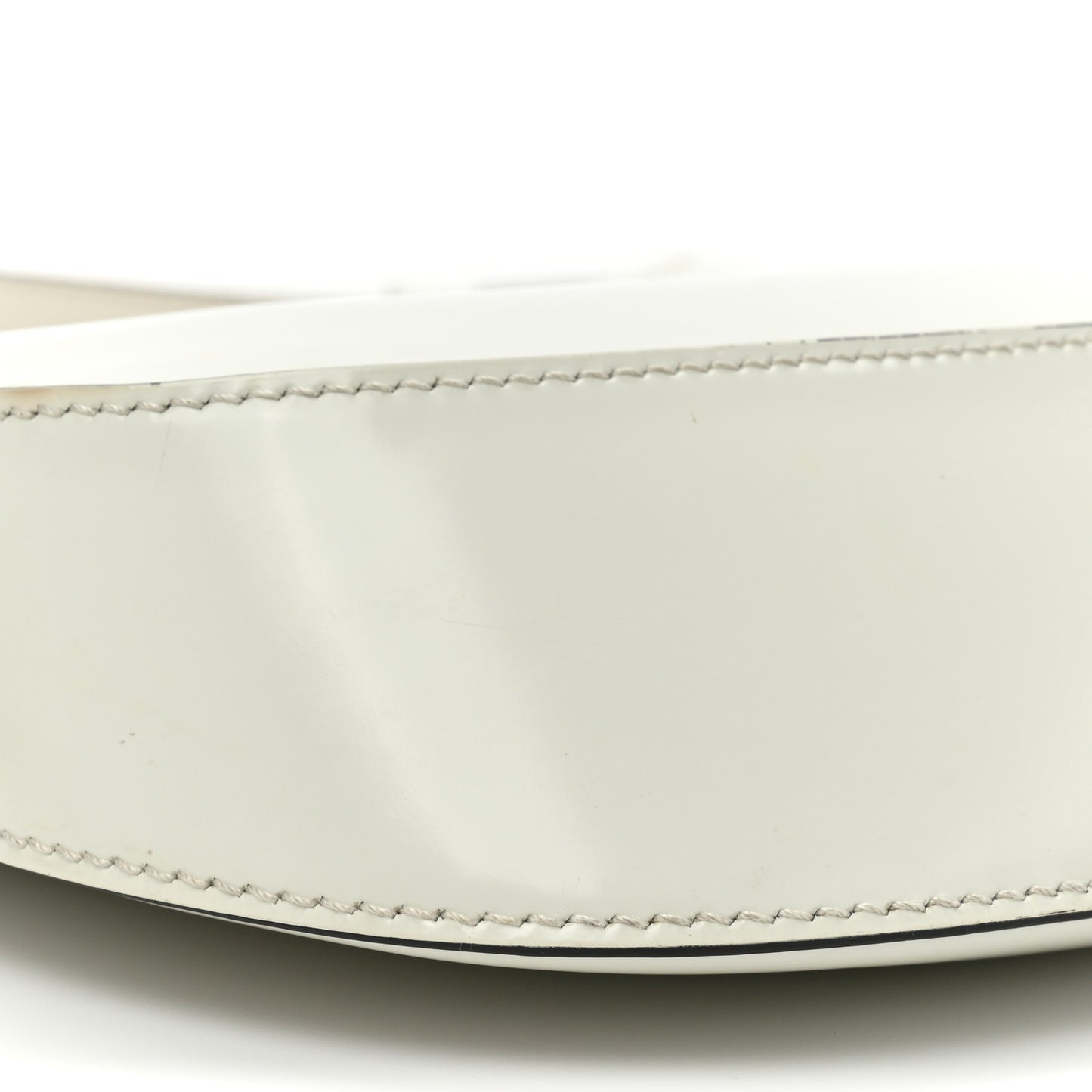 Spazzolato Cleo Shoulder Bag White Black