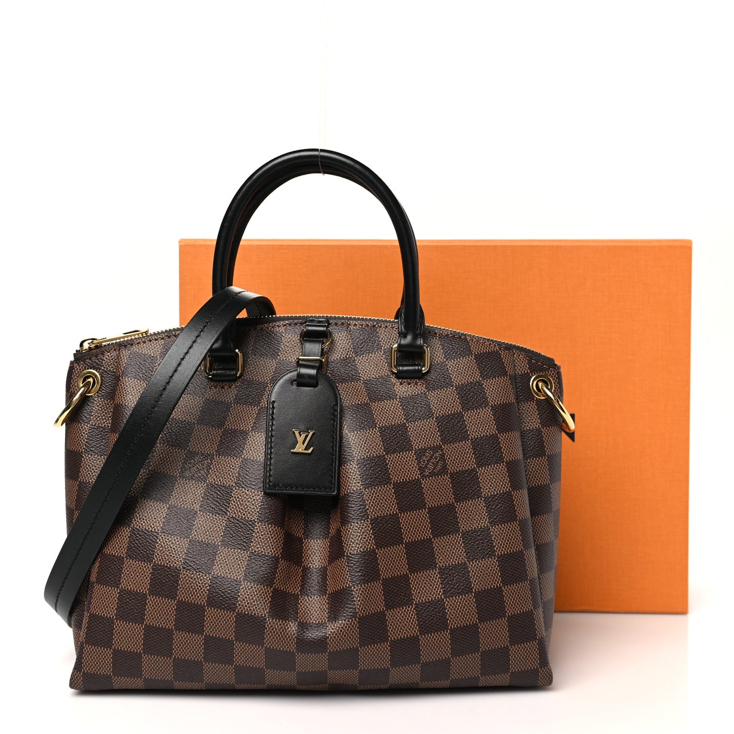 Damier Ebene Odeon Tote PM Black