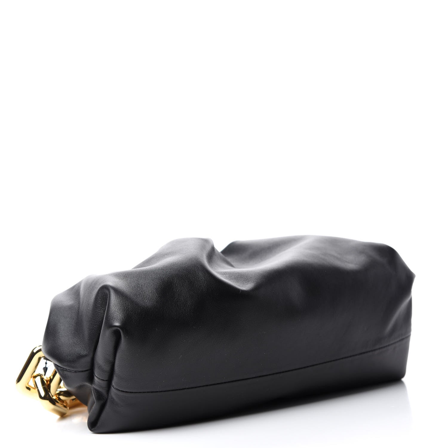 Bottega Veneta Calfskin The Pouch Chain Black 4 of 11