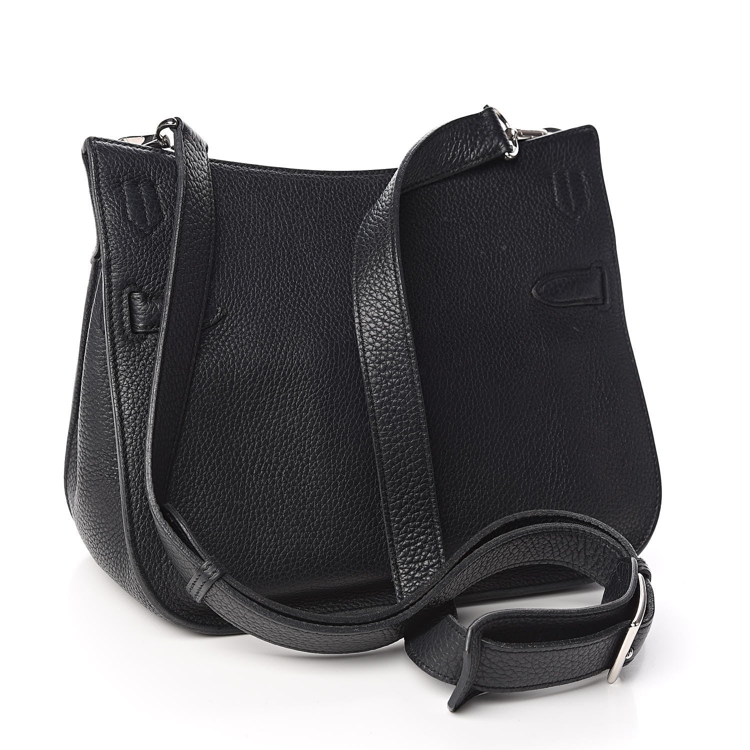 Hermes Taurillon Clemence Jypsiere 28 Black 3 of 11