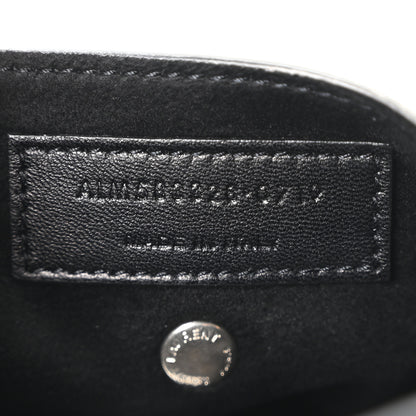 Saint Laurent Lambskin Small Teddy Bucket Bag Black 8 of 12