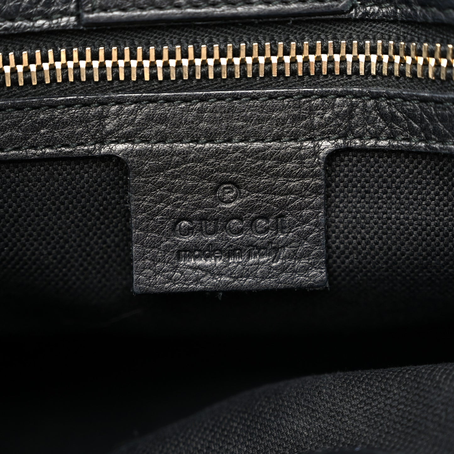 Pebbled Calfskin Medium Bamboo Shopper Tote Black