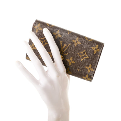 Louis Vuitton Monogram Porte-Monnaie Tresor Wallet 2 of 14