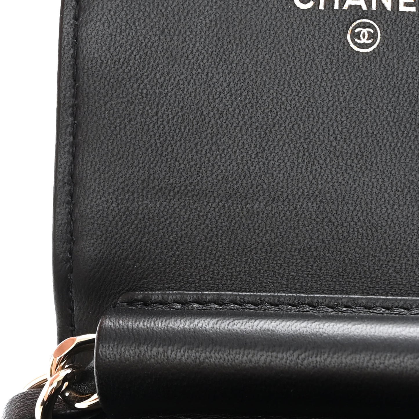 Calfskin Crochet Embroidered Quilted Mini Clutch with Chain Black