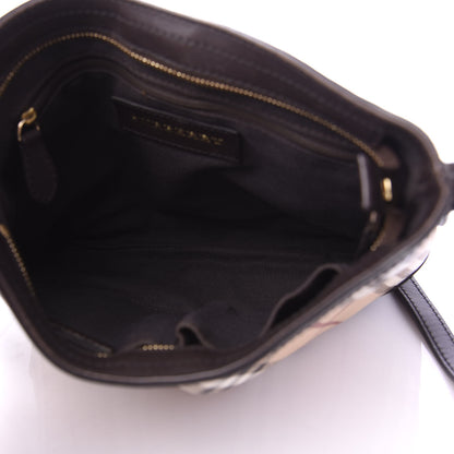 Burberry Haymarket Check Hartham Shoulder Bag Chocolate 5 of 13