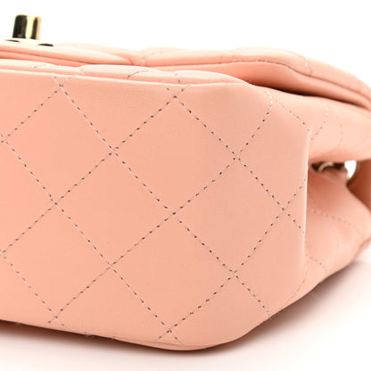 Chanel Lambskin Quilted Mini Square Flap Light Pink 9 of 10