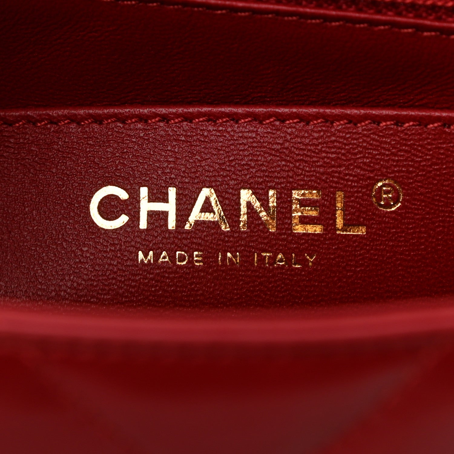 Chanel Aged Calfskin Chevron Quilted 2.55 Reissue Mini Flap Dark Red 5 of 10
