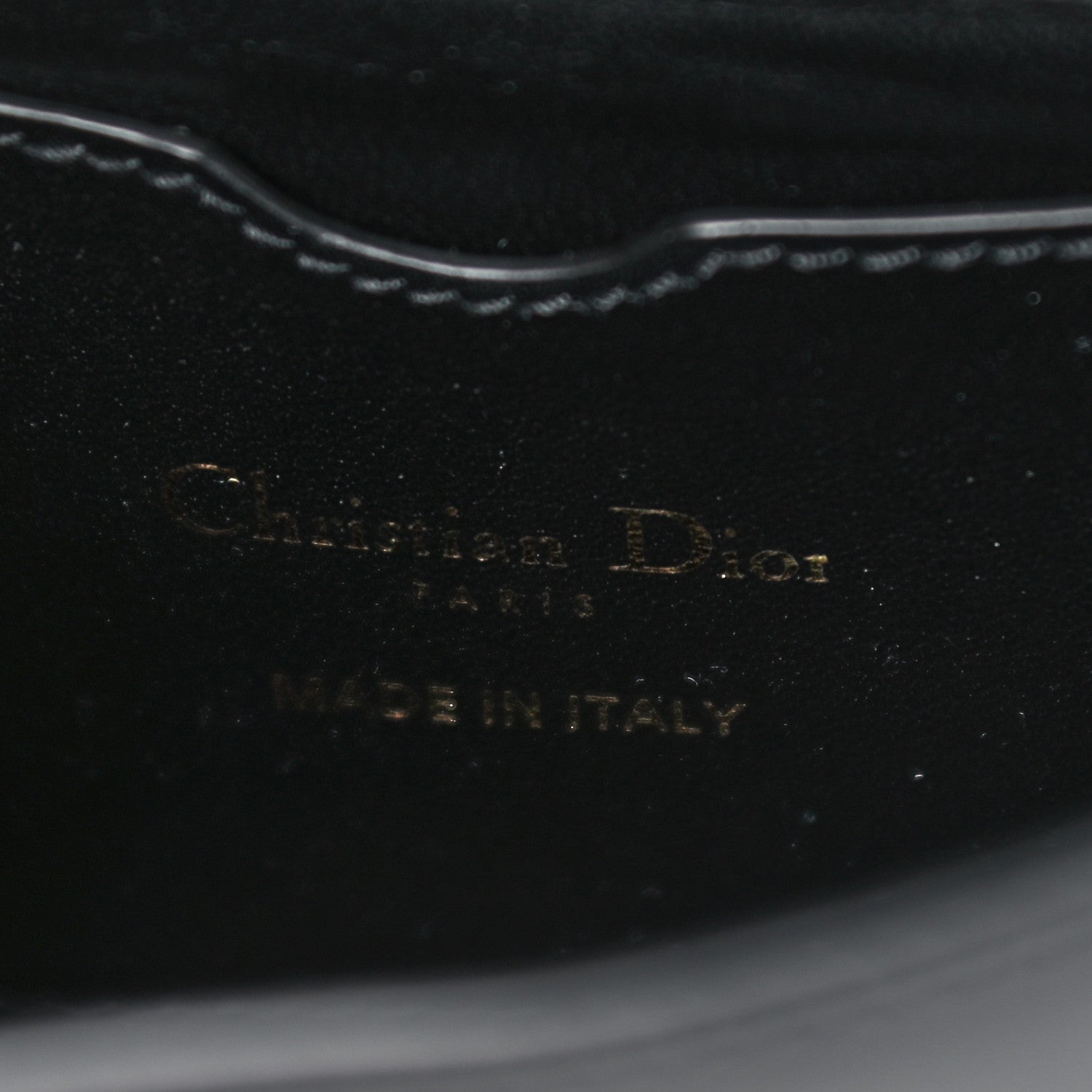 Christian Dior Smooth Calfskin Micro 30 Montaigne Flap Bag Black 5 of 7