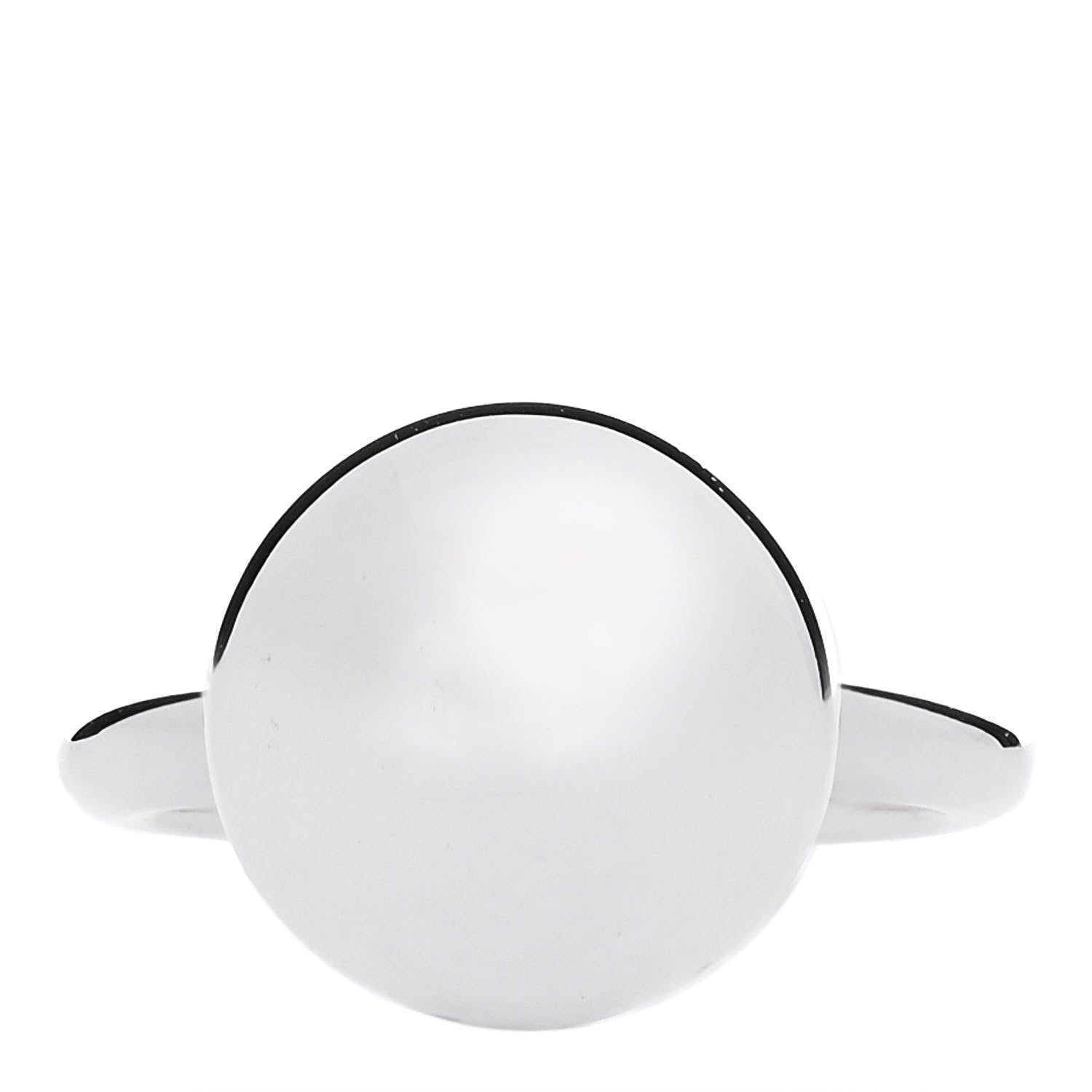 Tiffany Sterling Silver 12mm Hardwear Ball Ring 47 4.25 1 of 8