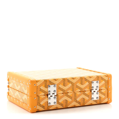 Goyard Goyardine Minaudiere Trunk Bag Yellow 6 of 15