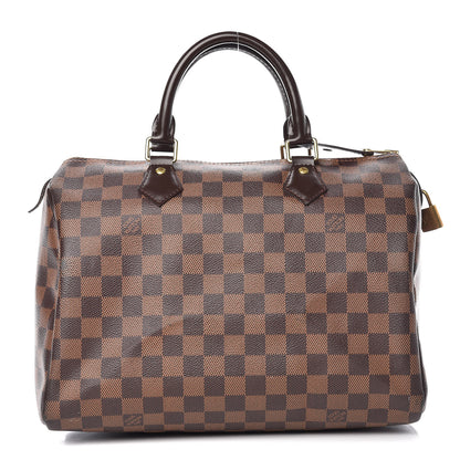 Louis Vuitton Damier Ebene Speedy 30 1 of 15