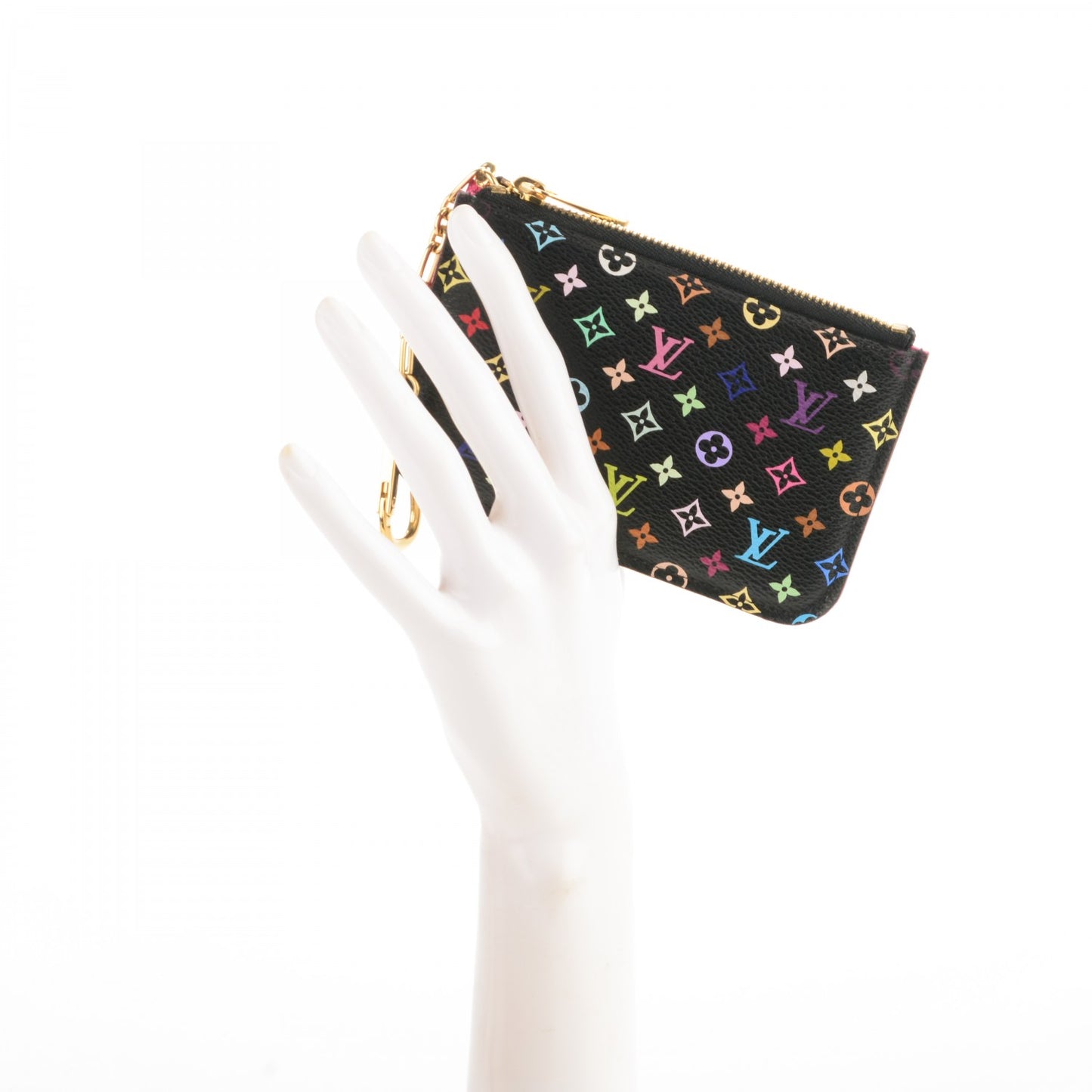 Monogram Multicolor Key Pouch Black Grenade