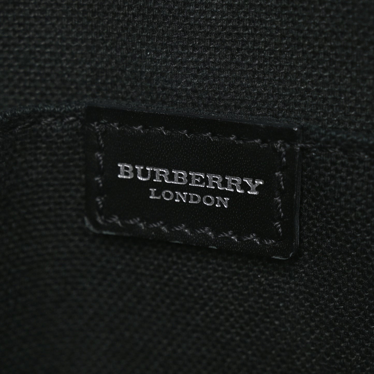 Canvas House Check Backpack Black