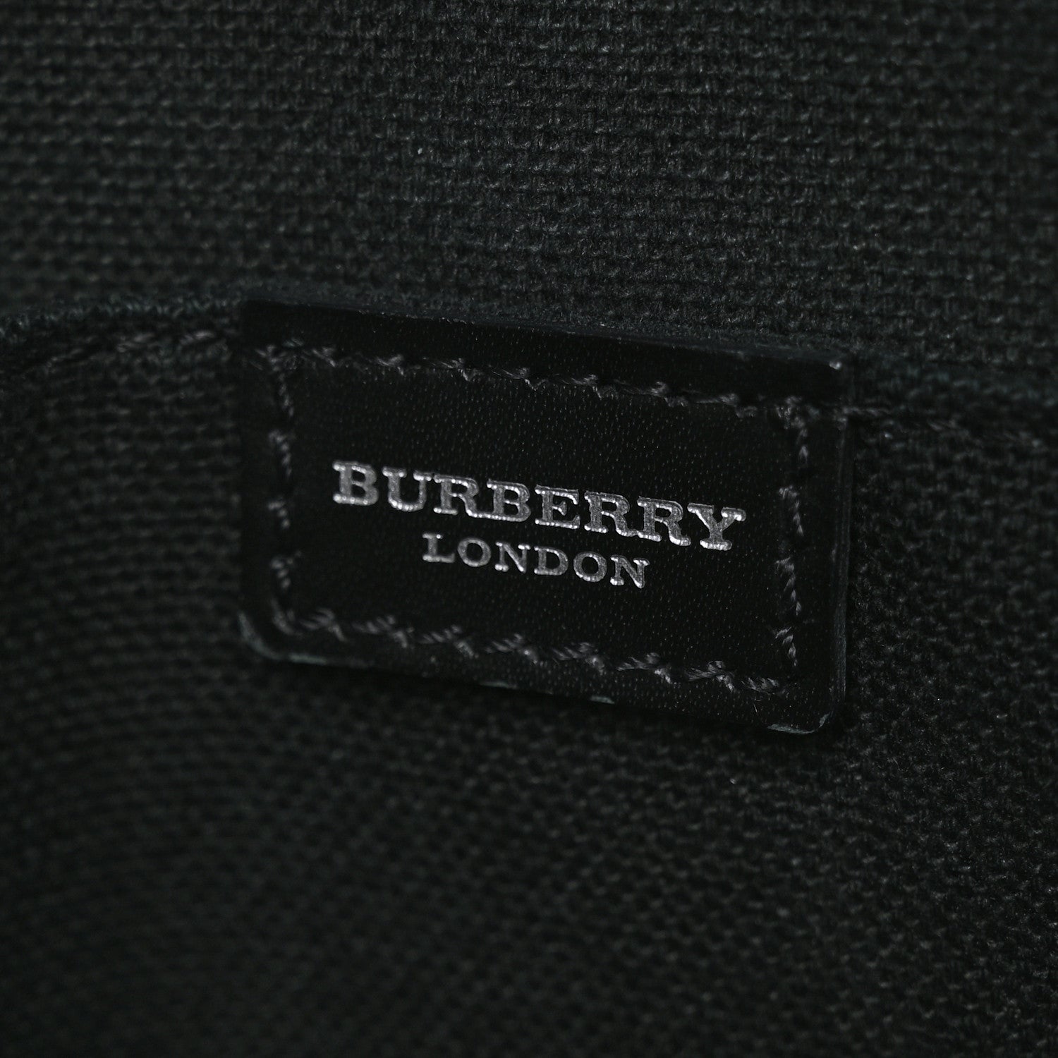 Burberry Canvas House Check Backpack Black 5 of 8