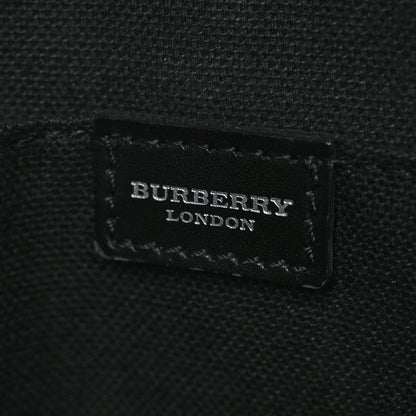 Burberry Canvas House Check Backpack Black 5 of 8