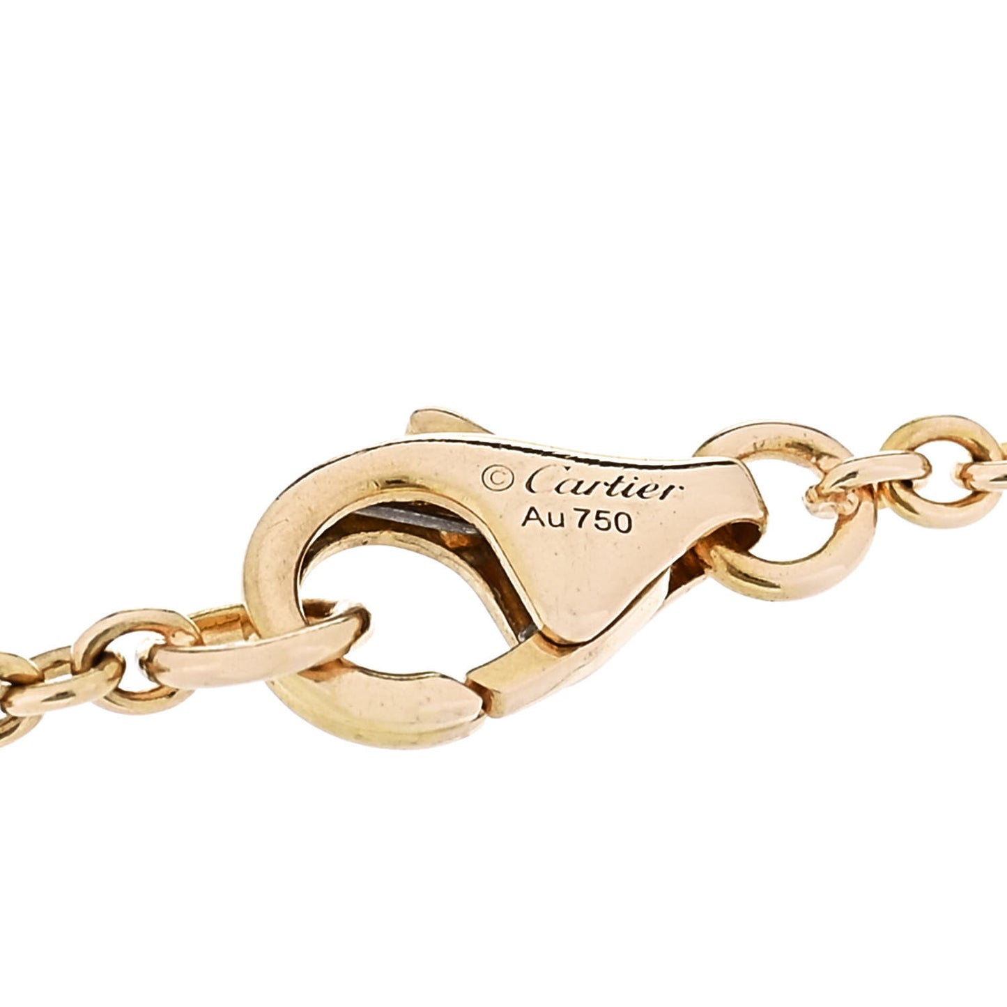 18K Yellow Gold Interlocking LOVE Bracelet