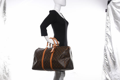 Louis Vuitton Monogram Keepall 50 2 of 16