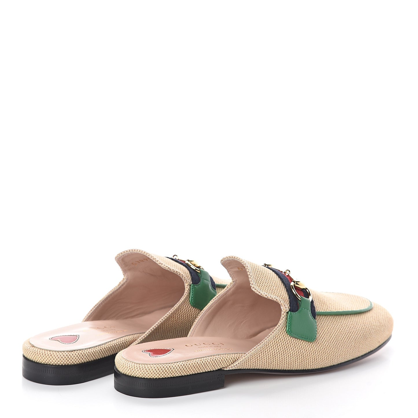 Canvas Vintage Charlotte Web Womens Princetown Slippers 35 Sand New Shamarock