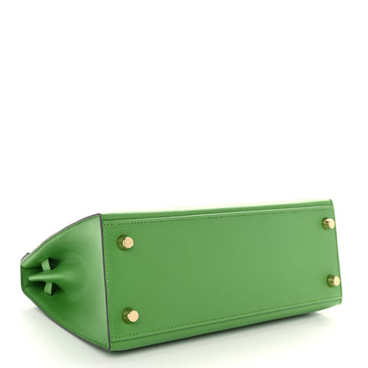 Hermes Epsom Kelly Sellier 25 Vert Yucca 4 of 12