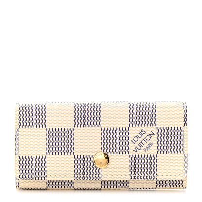 Louis Vuitton Damier Azur Multicles 4 Key Holder 1 of 10