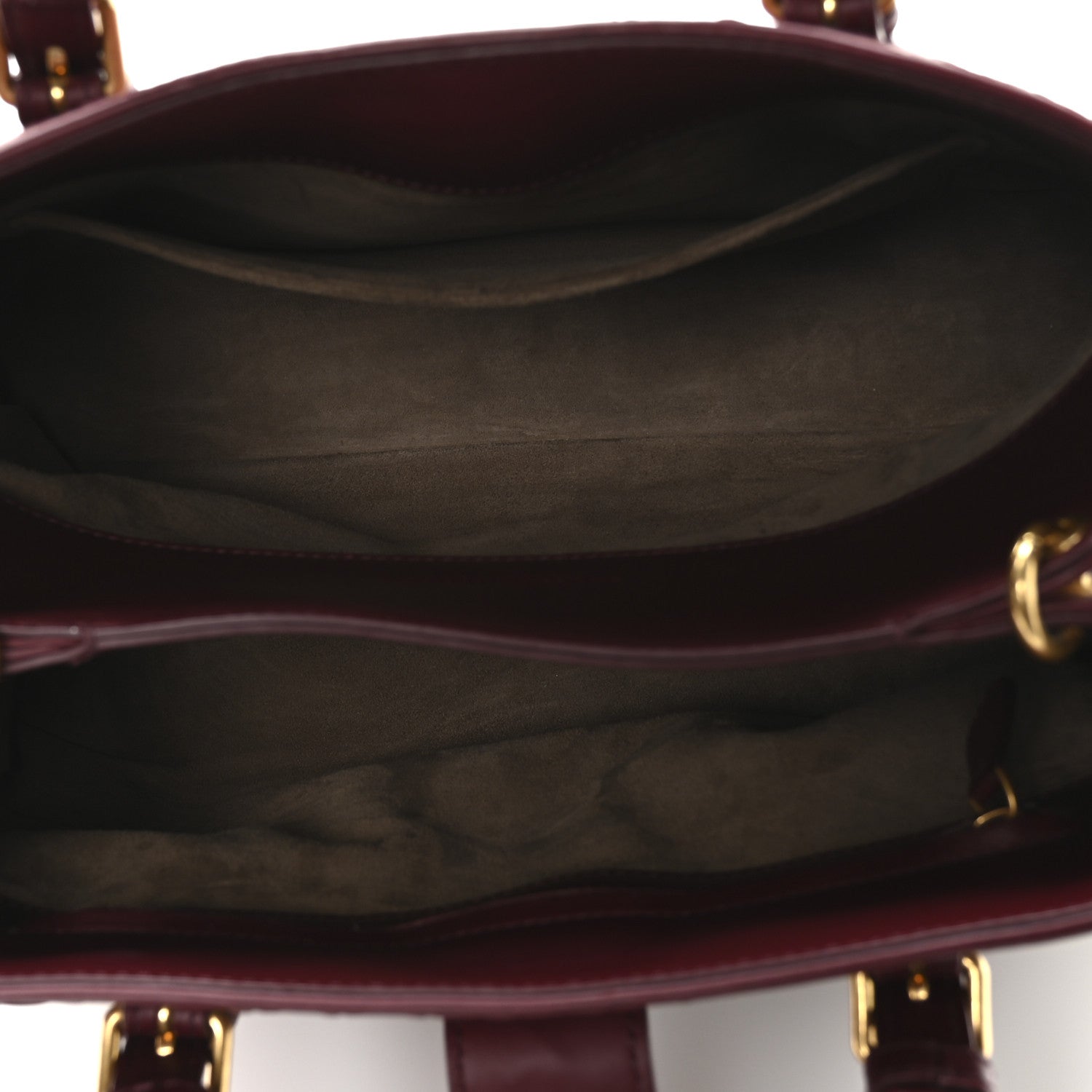Bottega Veneta Light Calf Intrecciato Small Roma Dark Red 5 of 10